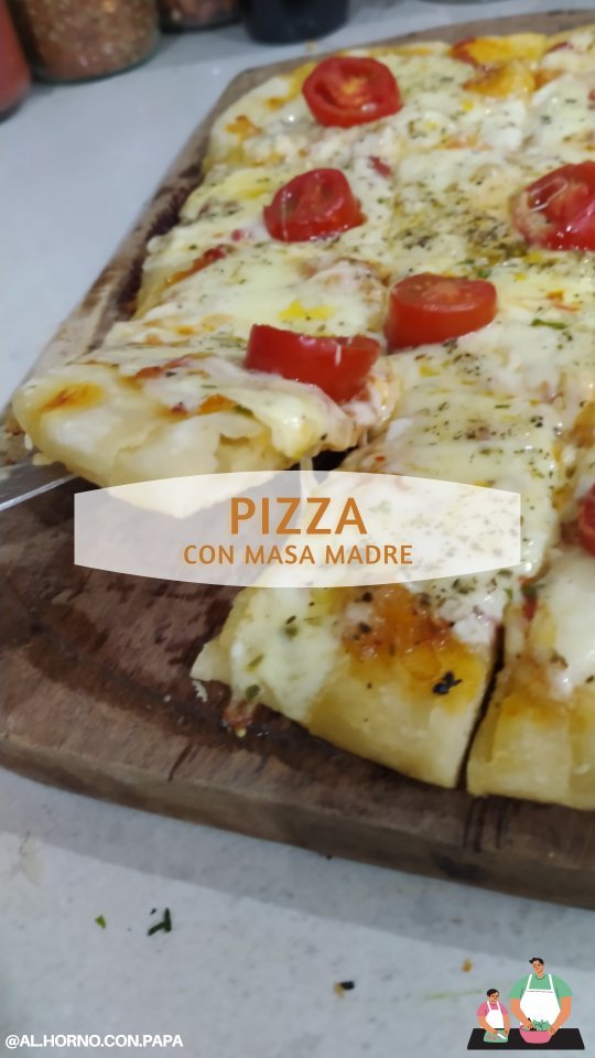 🍕 Pizza con Masa Madre 🌾🍅