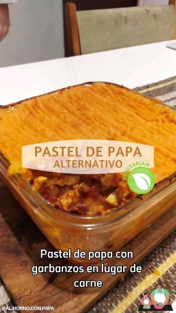 🥔 Pastel de papa alternativo 🌱