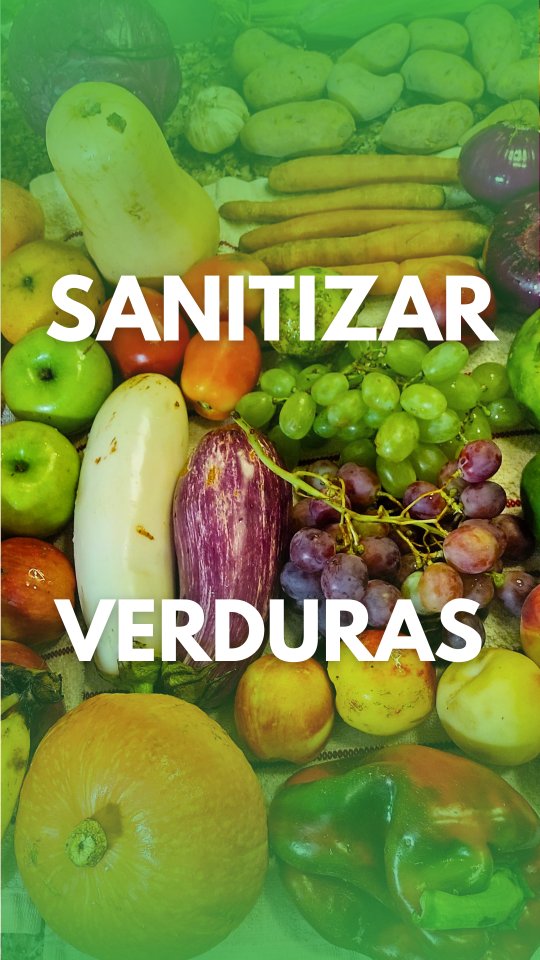 🍎🥕 Sanitizar Frutas y Verduras 🥦🍇