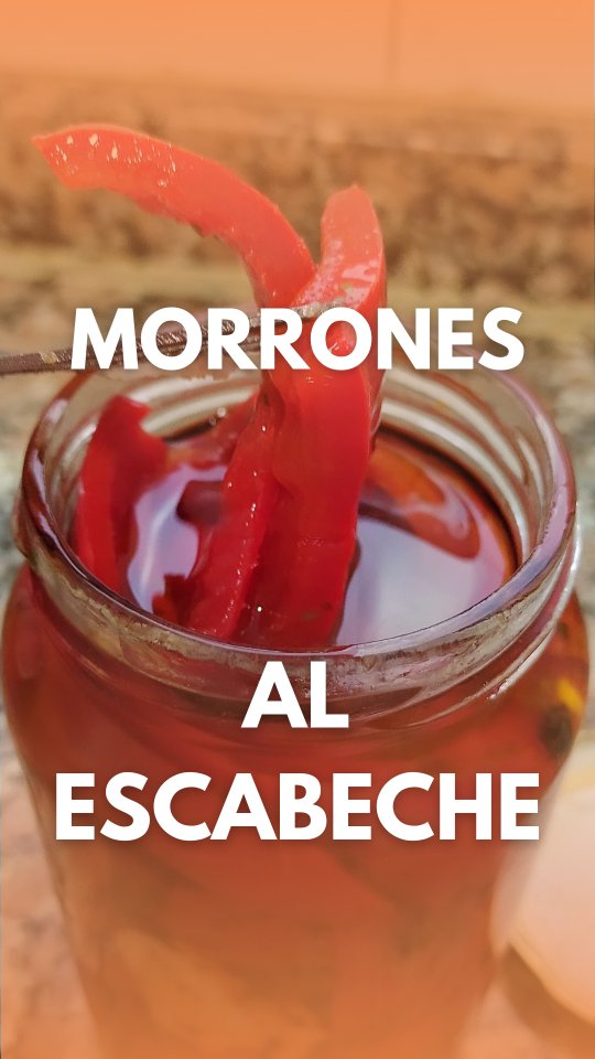 🫑 Morrones al escabeche 🌶