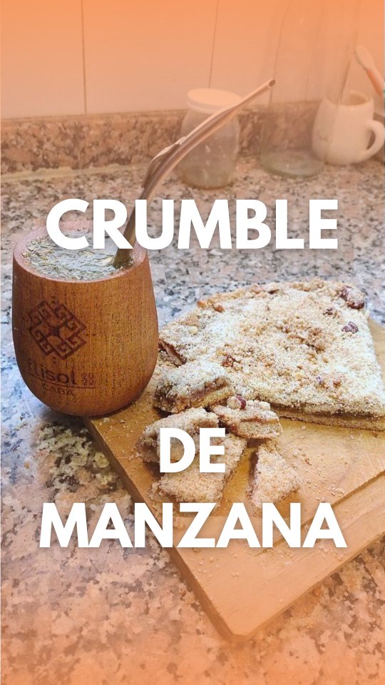 🍎 Crumble de manzana 🍏