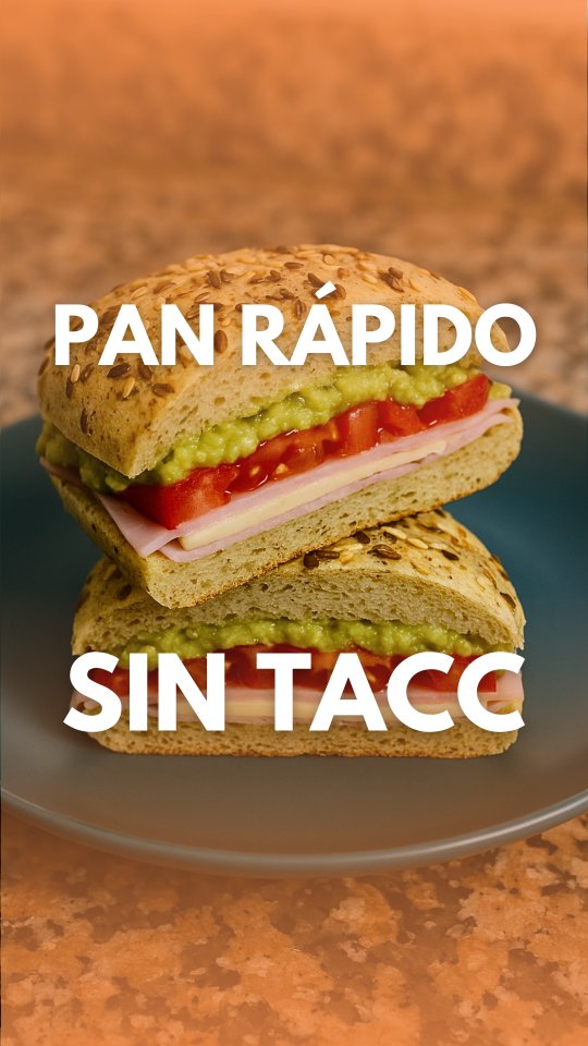 🥪 Pan rápido sin TACC 🥪