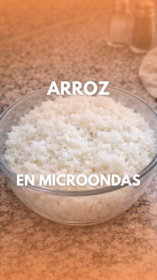 🍚 Arroz en microondas 🍚